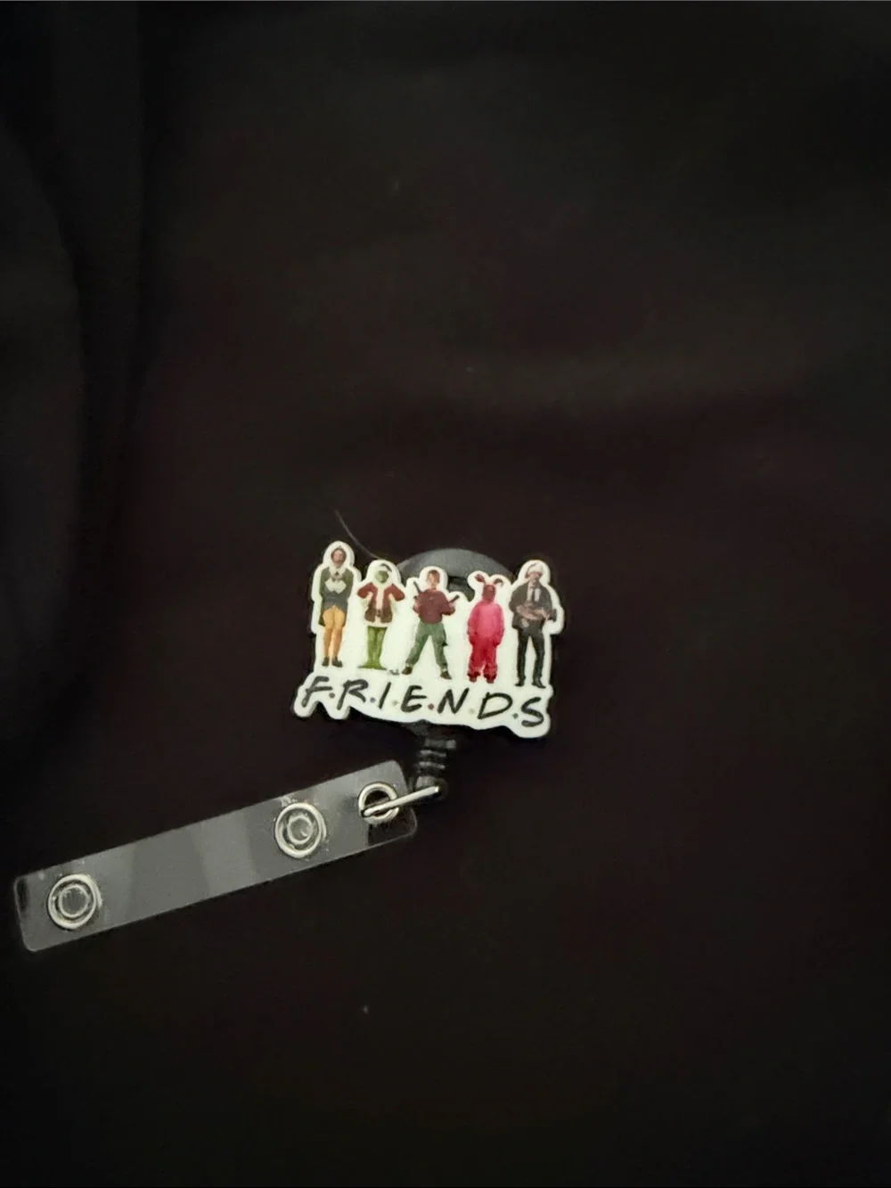 Holiday Friends TV Show Badge Reel – Multicolor